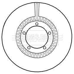 BORG & BECK Тормозной диск BBD4694